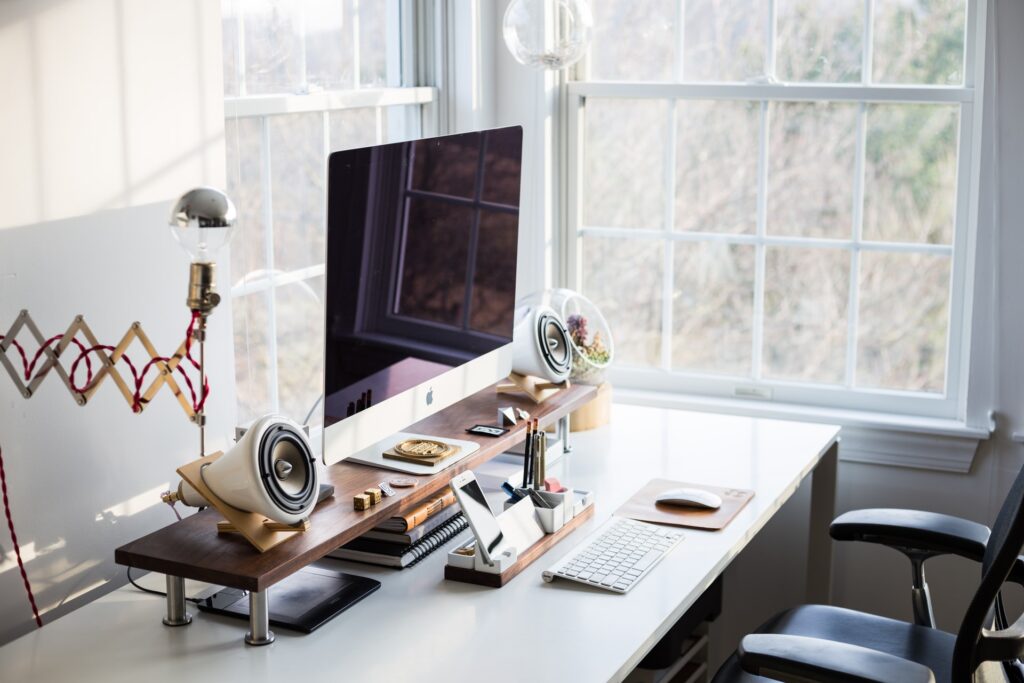 A good workspace with have the best lighting for online teaching.