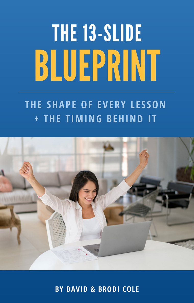 The 13-Slide Blueprint, a free lesson plan template for online tutors